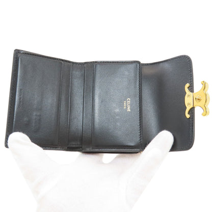 セリーヌ コイン入れ付き コンパクトウォレット トリオンフ 三つ折り財布（小銭入れあり） 中古 商品画像5