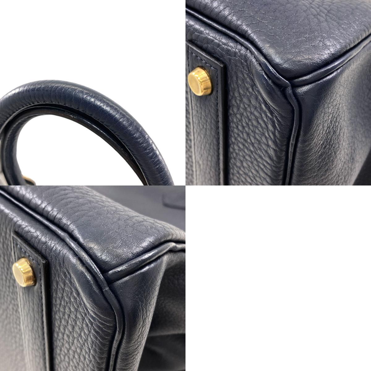エルメス バーキン40 ブルーインディゴ ゴールド金具 ハンドバッグ 中古 商品画像20
