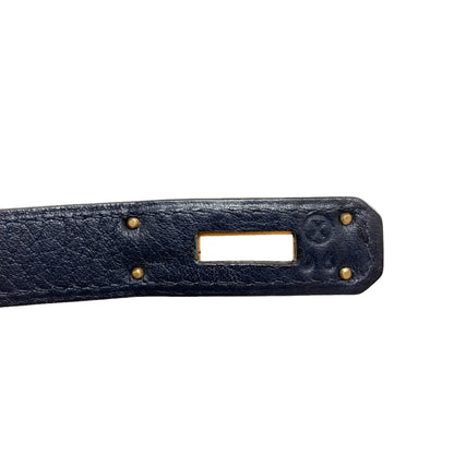 エルメス バーキン40 ブルーインディゴ ゴールド金具 ハンドバッグ 中古 商品画像8