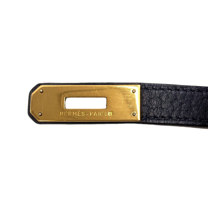 エルメス バーキン40 ブルーインディゴ ゴールド金具 ハンドバッグ 中古 商品画像9