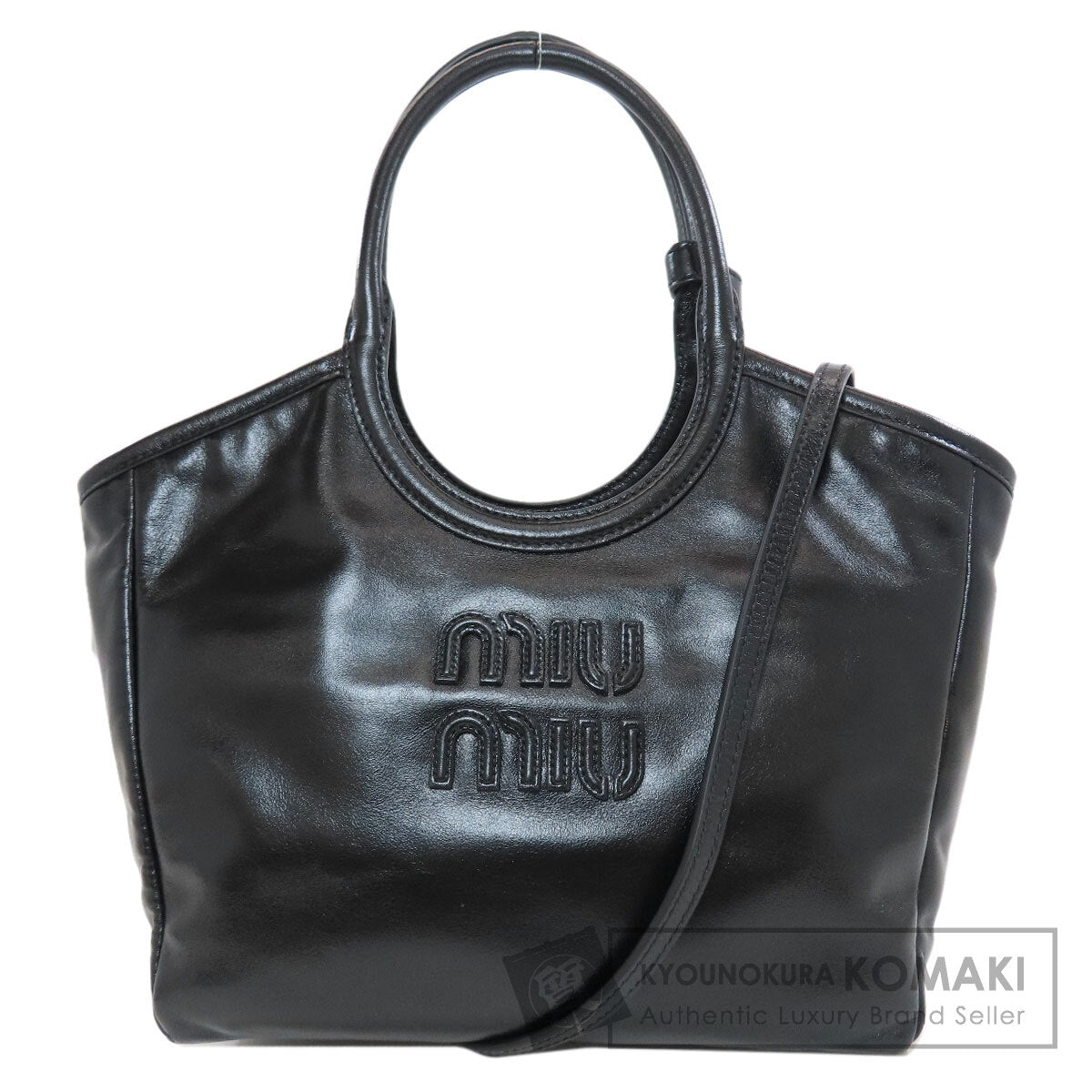 ミュウミュウ アイビー 2WAY トートバッグ 中古 商品画像1