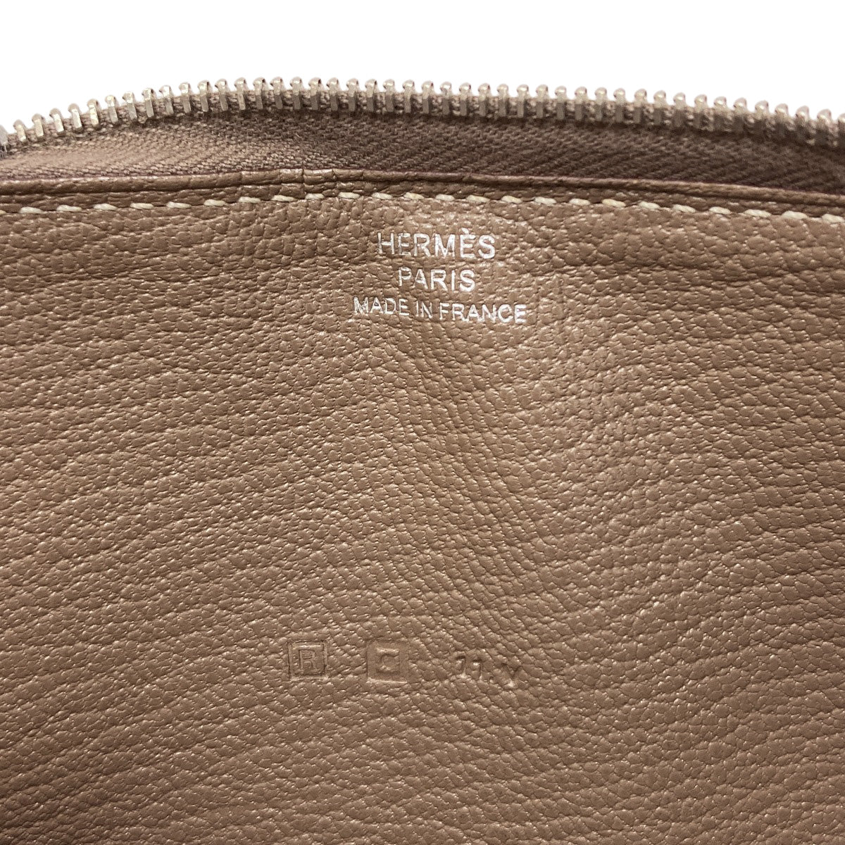 エルメス アザップ クラシック ロング エトープ シルバー金具 長財布（小銭入れあり） 中古 商品画像7