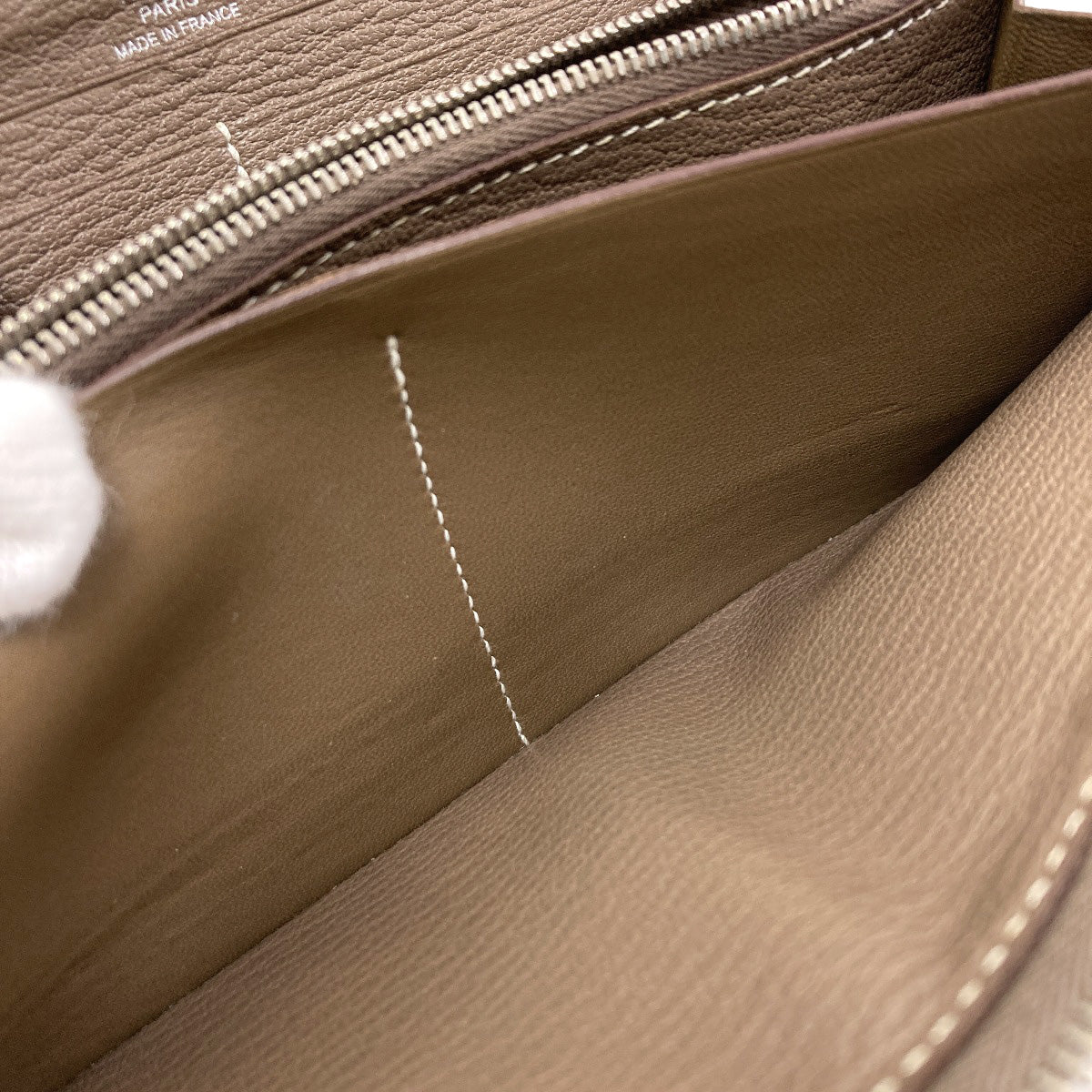 エルメス アザップ クラシック ロング エトープ シルバー金具 長財布（小銭入れあり） 中古 商品画像8