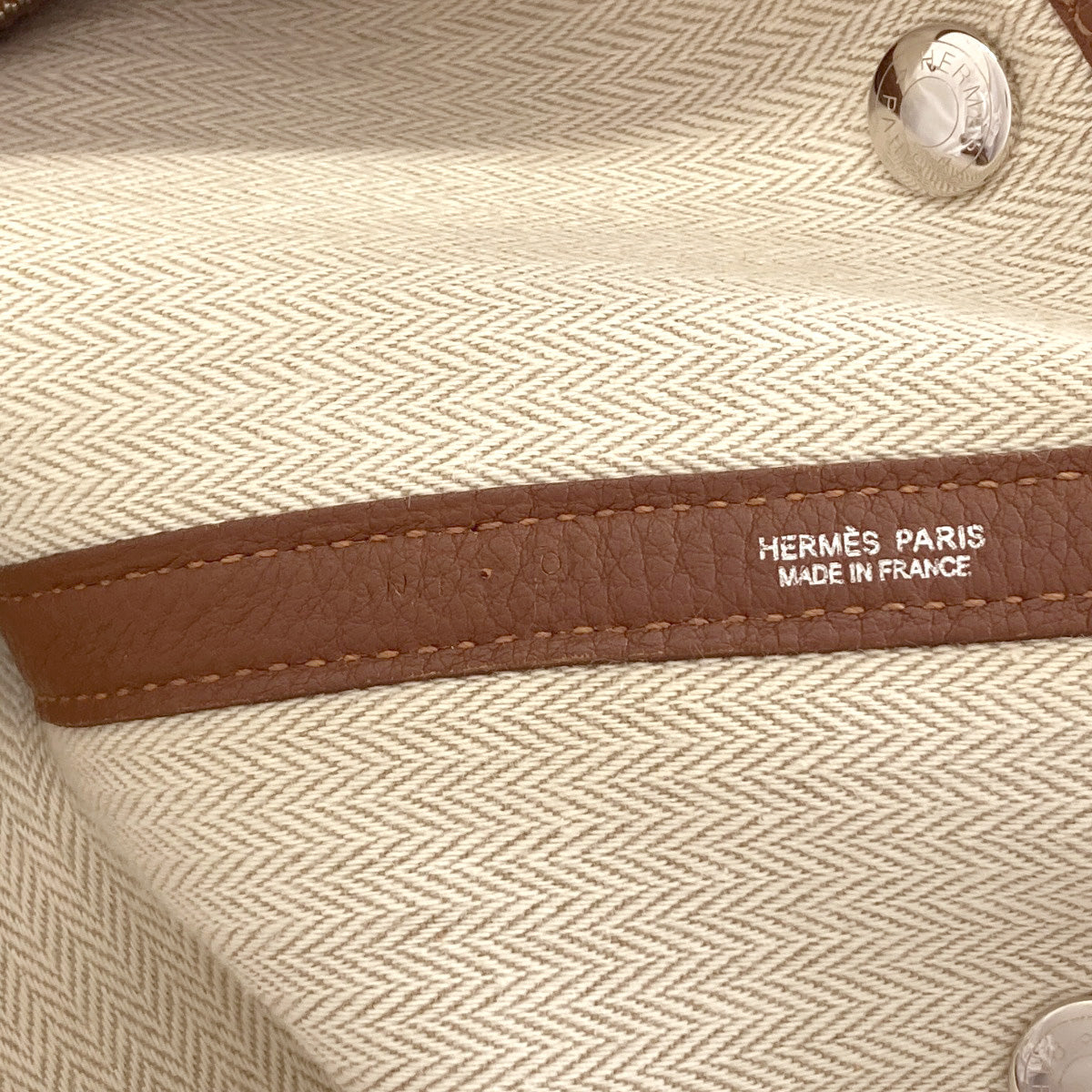 エルメス ガーデンパーティPM シルバー金具 トートバッグ 中古 商品画像7