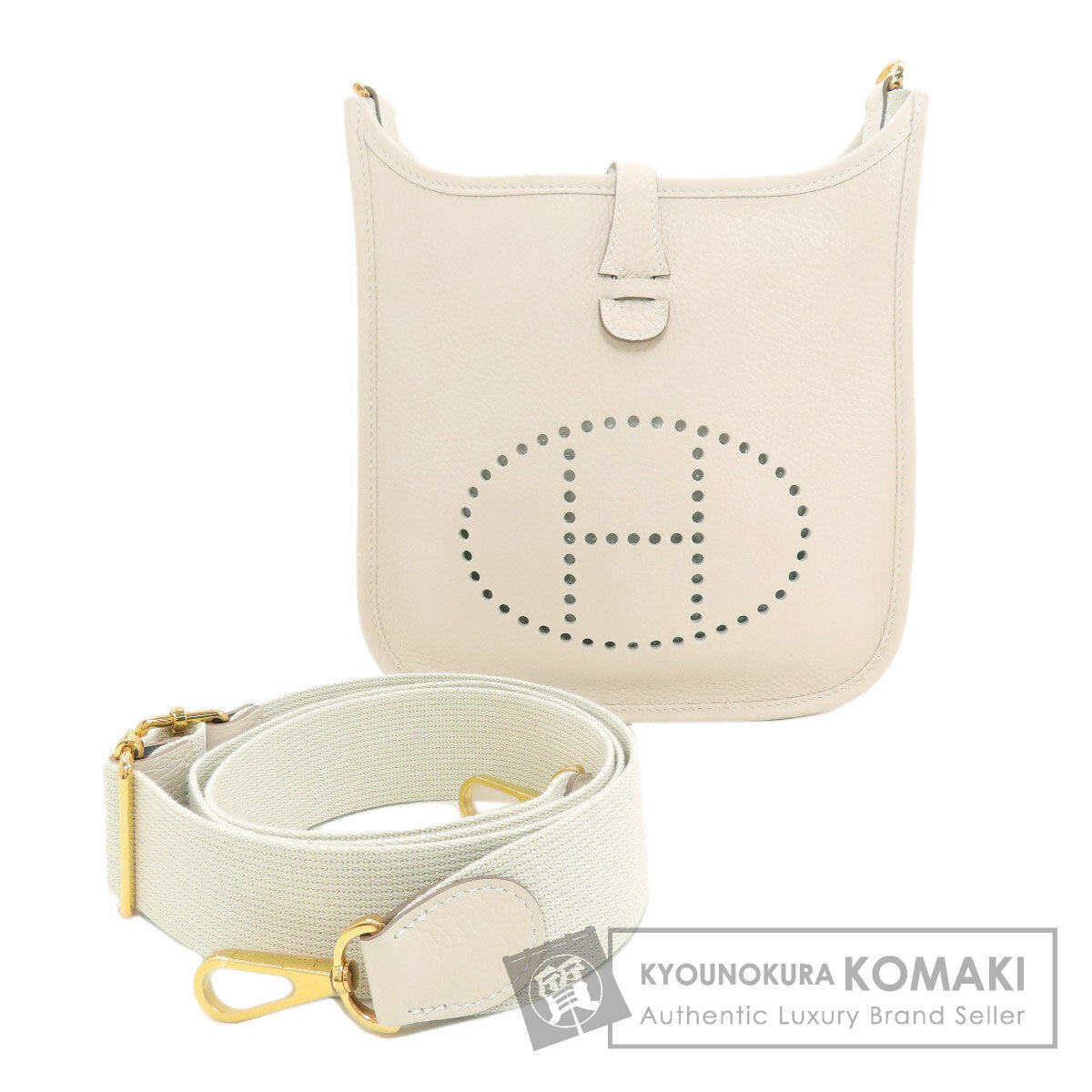 エルメス エブリン3 23 クレ ゴールド金具 ショルダーバッグ 中古 商品画像1