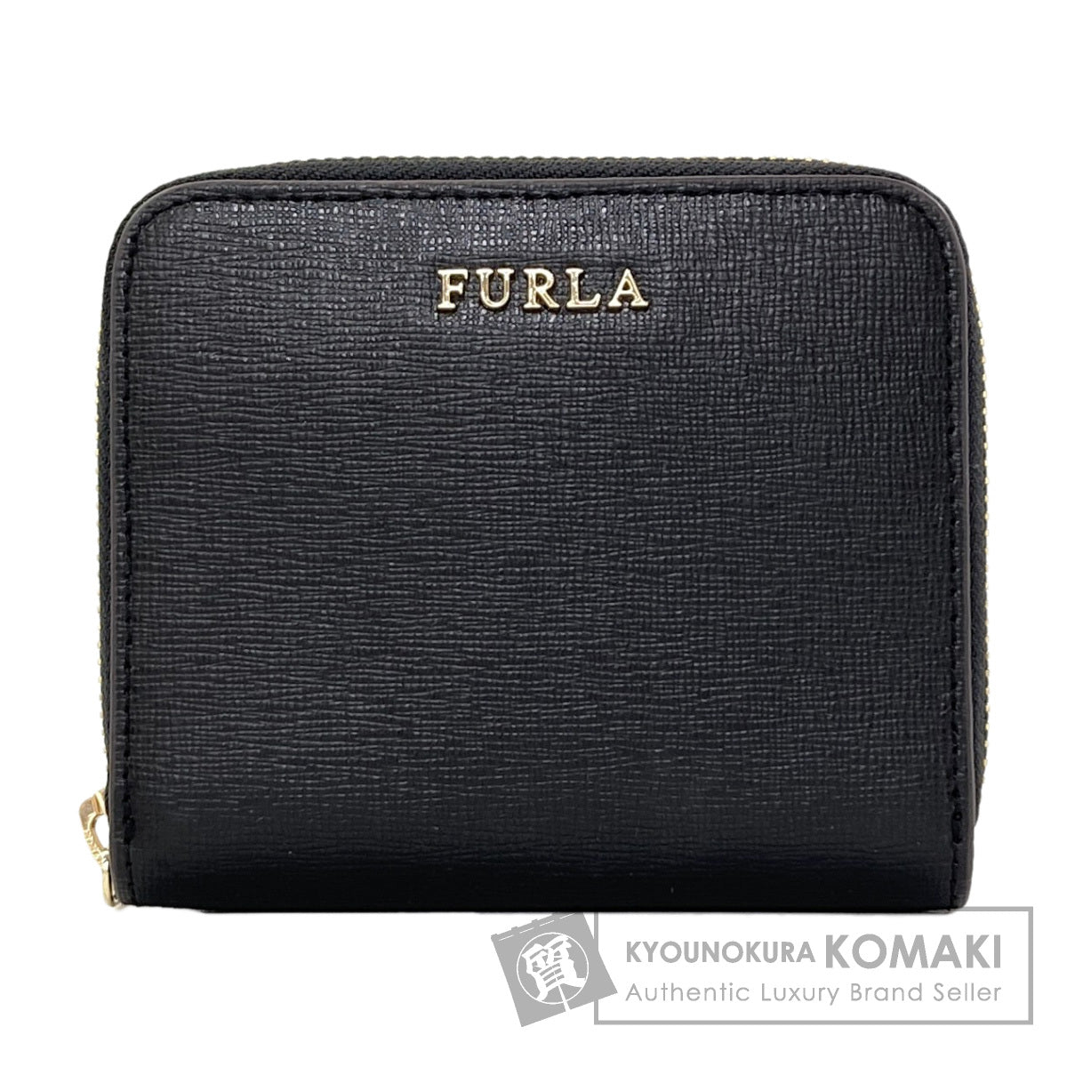 フルラ ロゴ 二つ折り財布（小銭入れあり） 中古 商品画像1