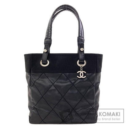 シャネル パリビアリッツトートPM シルバー金具 トートバッグ 中古 商品画像1