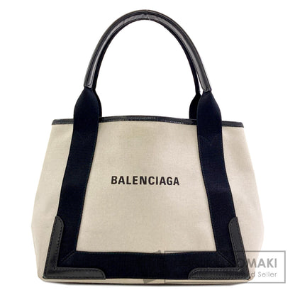 バレンシアガ 339933 ネイビーカバス トートバッグ 中古 商品画像1