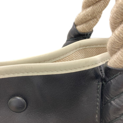 バレンシアガ 339933 ネイビーカバス ロープハンドル トートバッグ 中古 商品画像13