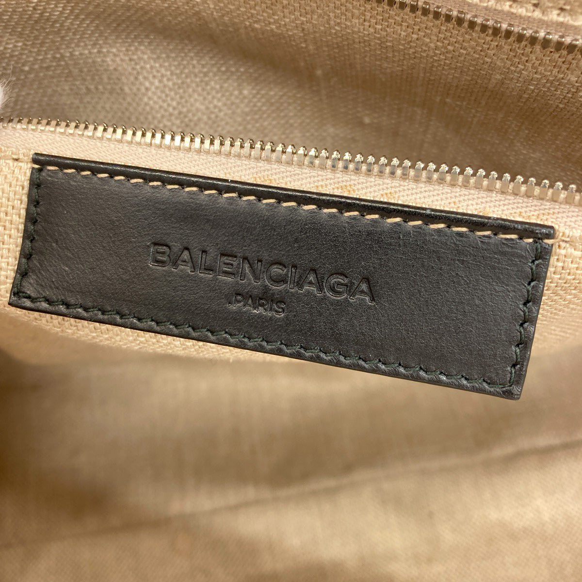 バレンシアガ 339933 ネイビーカバス ロープハンドル トートバッグ 中古 商品画像8