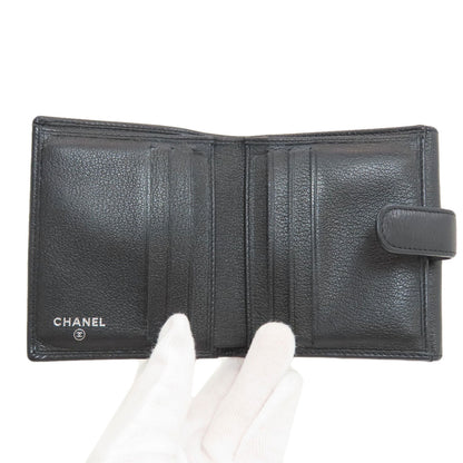 シャネル カメリア シルバー金具 二つ折り財布（小銭入れあり） 中古 商品画像5