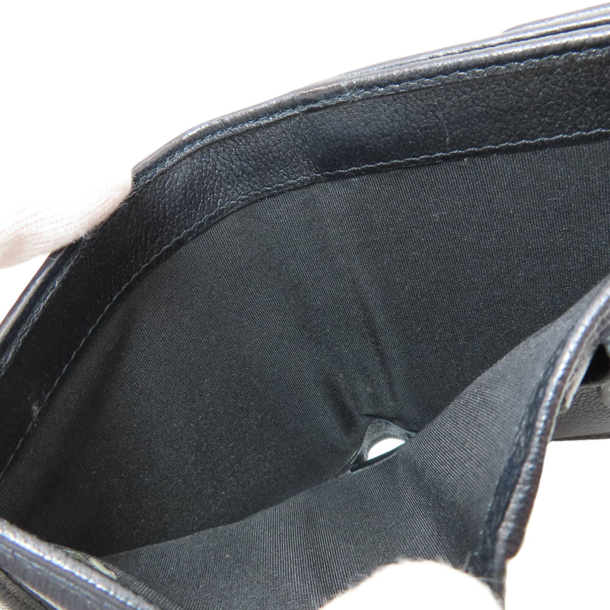 シャネル カメリア シルバー金具 二つ折り財布（小銭入れあり） 中古 商品画像6
