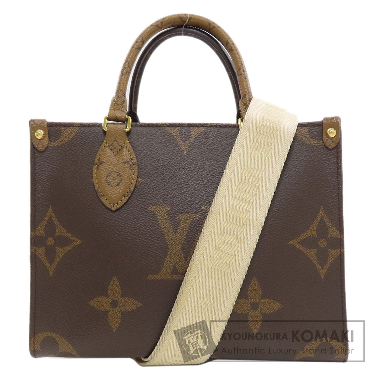 ルイヴィトン M46373 オンザゴーPM ハンドバッグ 中古 商品画像1