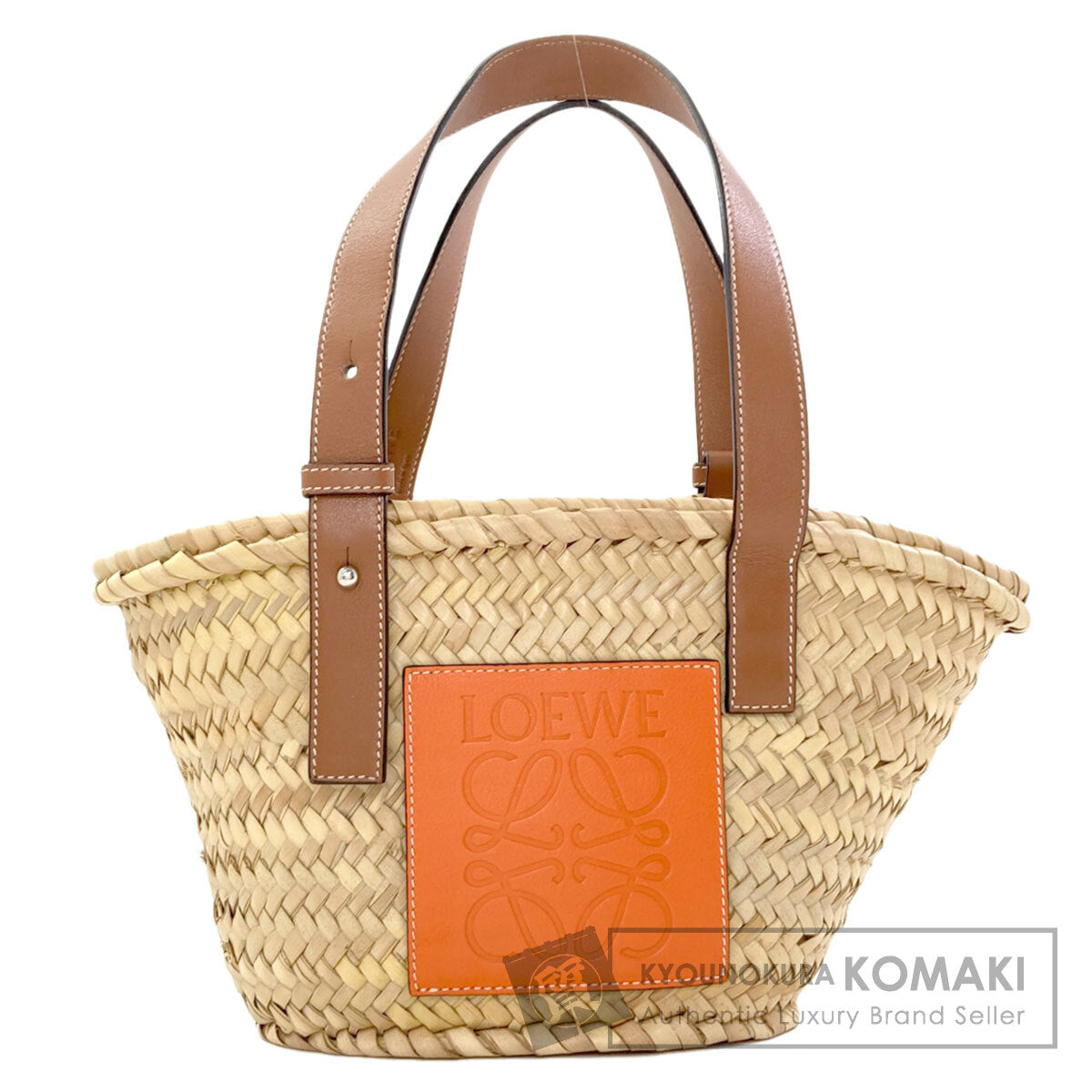 ロエベ バスケットバッグ スモール ハンドバッグ 中古 商品画像1
