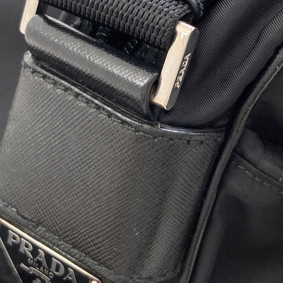 プラダ ロゴ金具 ショルダーバッグ 中古 商品画像16