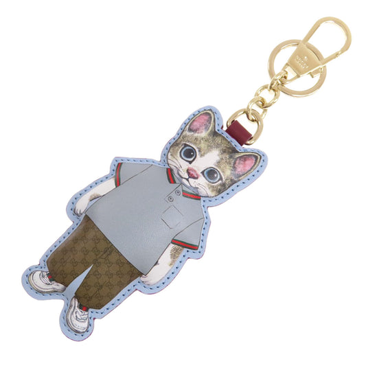 グッチ キーリング ボリス ヒグチユウココラボ キャット キーホルダー 中古 商品画像2