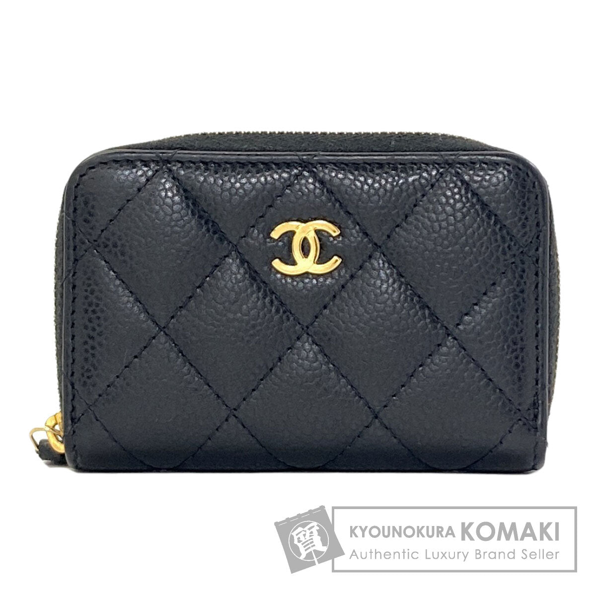 シャネル ココマーク マトラッセ ゴールド金具 カードケース 中古 商品画像1