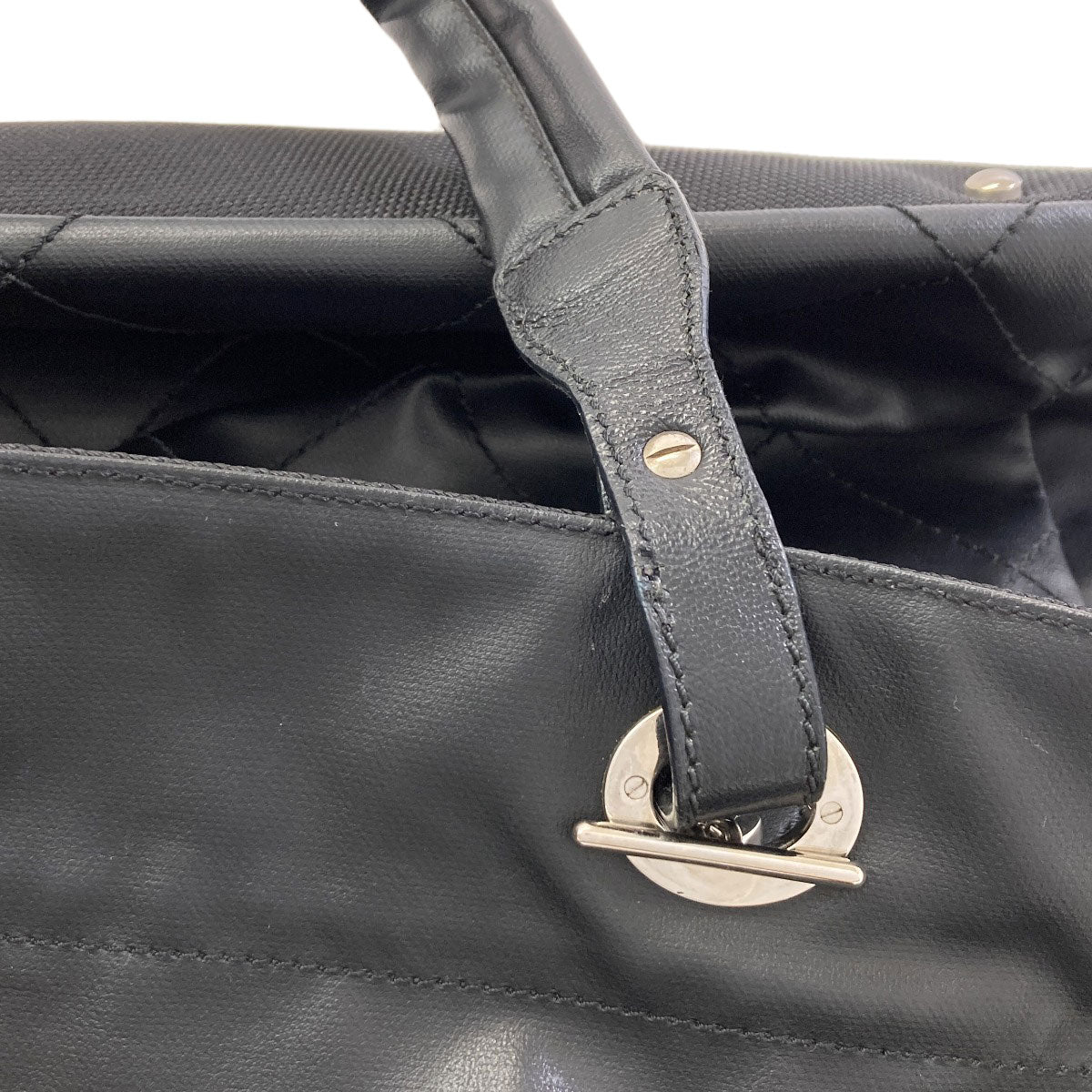 シャネル パリビアリッツトート シルバー金具 トートバッグ 中古 商品画像13