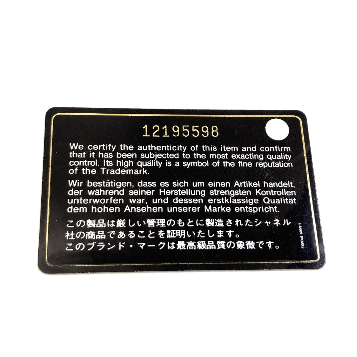 シャネル パリビアリッツトート シルバー金具 トートバッグ 中古 商品画像9