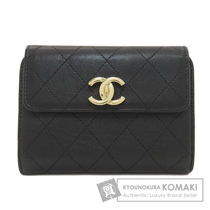 シャネル ココマーク マトラッセ ゴールド金具 二つ折り財布（小銭入れあり） 中古 商品画像1