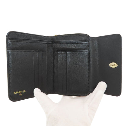 シャネル ココマーク マトラッセ ゴールド金具 二つ折り財布（小銭入れあり） 中古 商品画像5