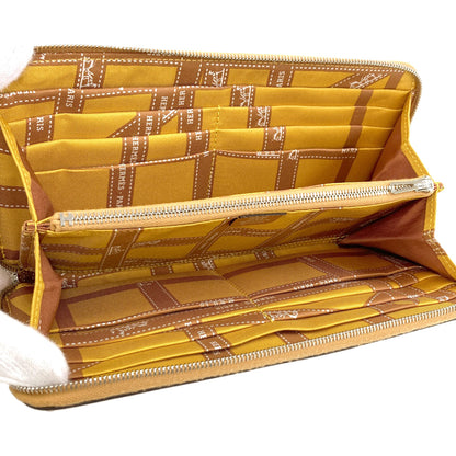 エルメス アザップ シルクイン ロング ゴールド シルバー金具 長財布（小銭入れあり） 中古 商品画像5
