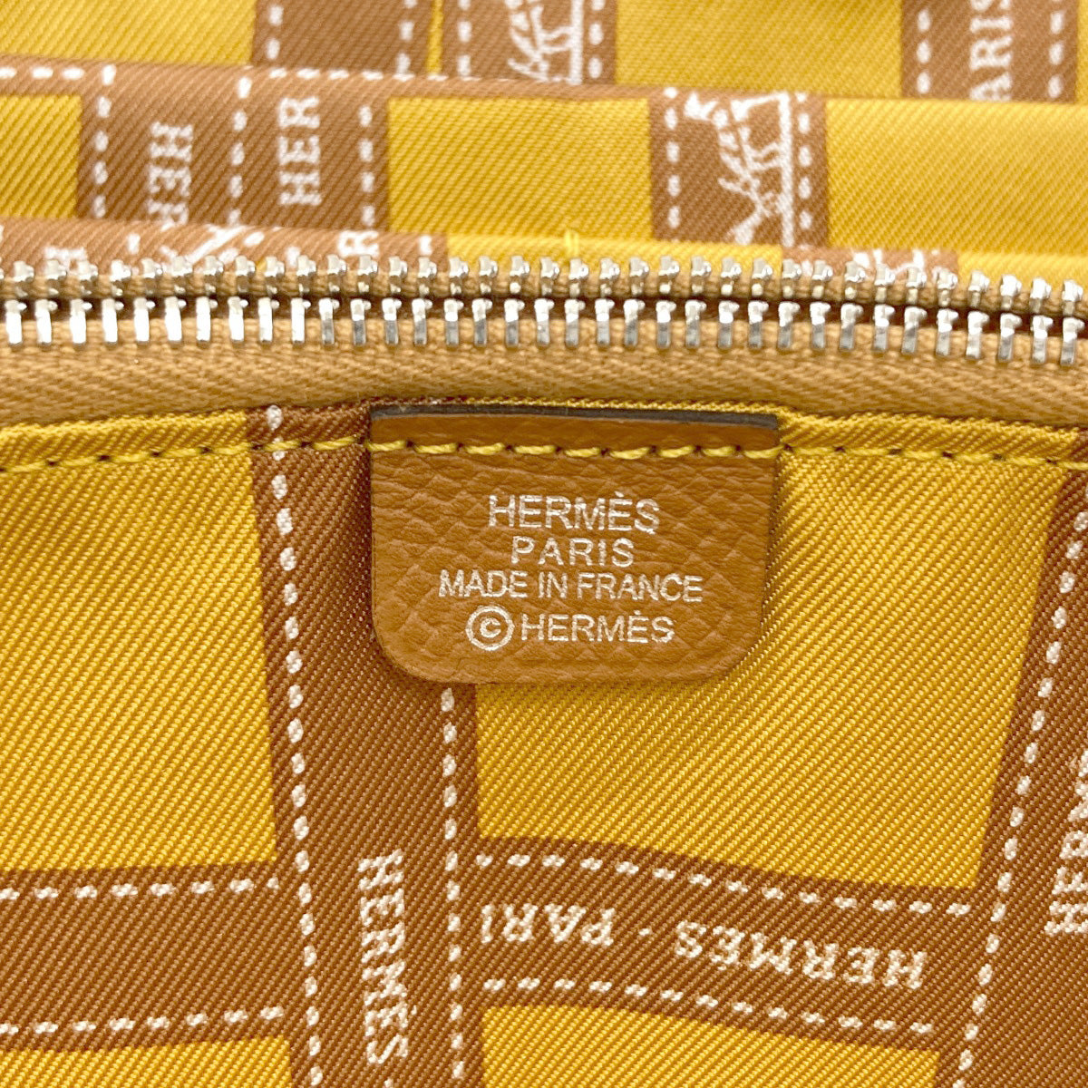 エルメス アザップ シルクイン ロング ゴールド シルバー金具 長財布（小銭入れあり） 中古 商品画像7