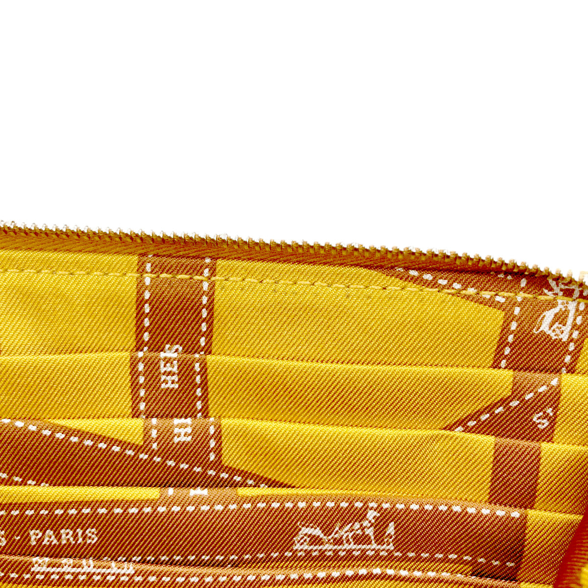 エルメス アザップ シルクイン ロング ゴールド シルバー金具 長財布（小銭入れあり） 中古 商品画像9