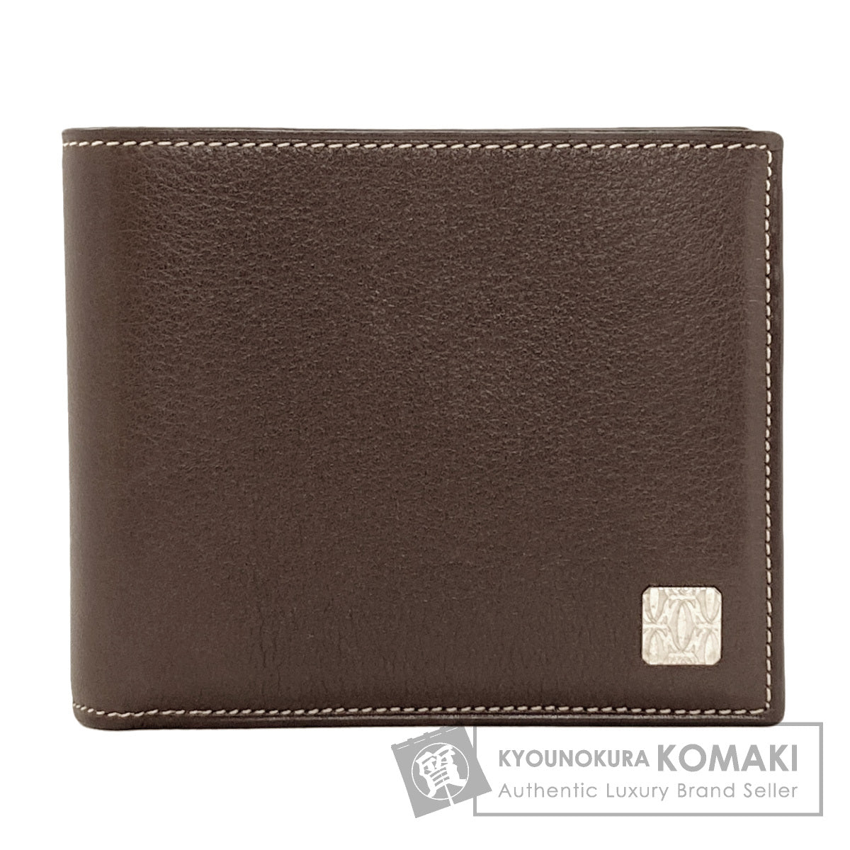 カルティエ ロゴ 二つ折り財布（小銭入れなし） 中古 商品画像1
