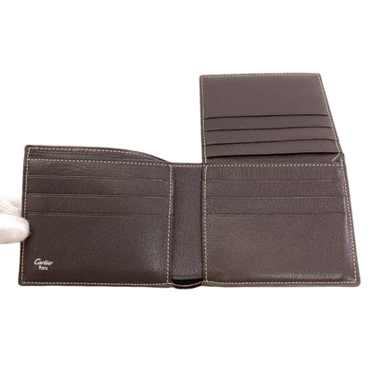 カルティエ ロゴ 二つ折り財布（小銭入れなし） 中古 商品画像5