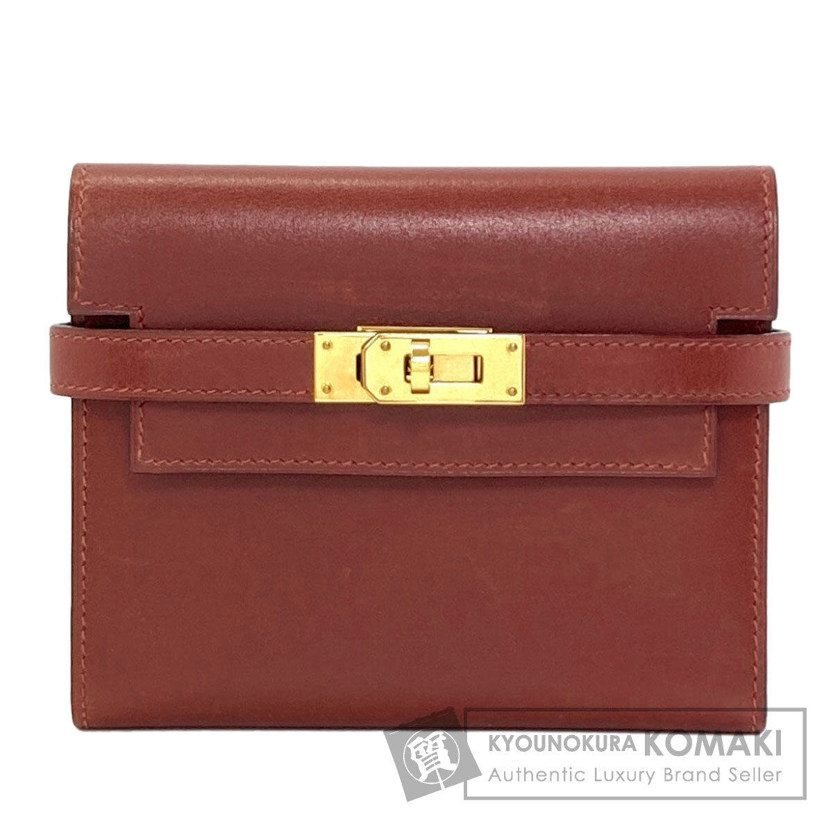 エルメス ケリーコンパクト ゴールド金具 二つ折り財布（小銭入れあり） 中古 商品画像1