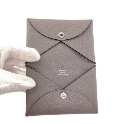 エルメス カルヴィ シルバー金具 カードケース 中古 商品画像5
