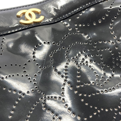 シャネル カメリア パンチング ゴールド金具 ハンドバッグ 中古 商品画像11