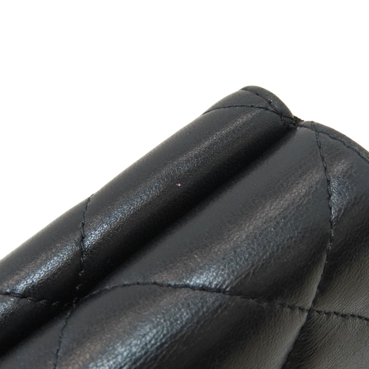 シャネル シャネル19 スモール フラップ マトラッセ シルバー金具 三つ折り財布（小銭入れあり） 中古 商品画像14