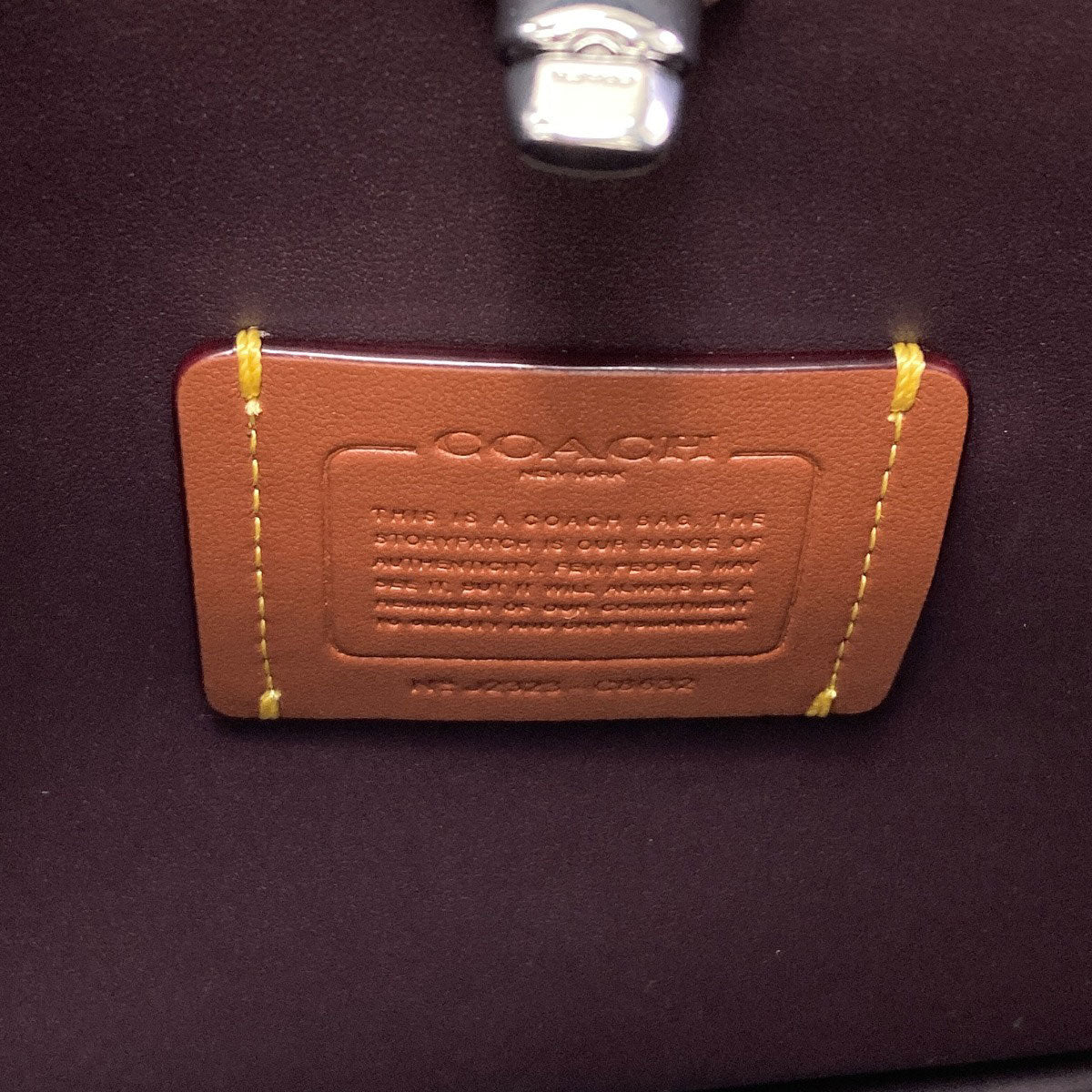 コーチ 2WAY ハンドバッグ 中古 商品画像8