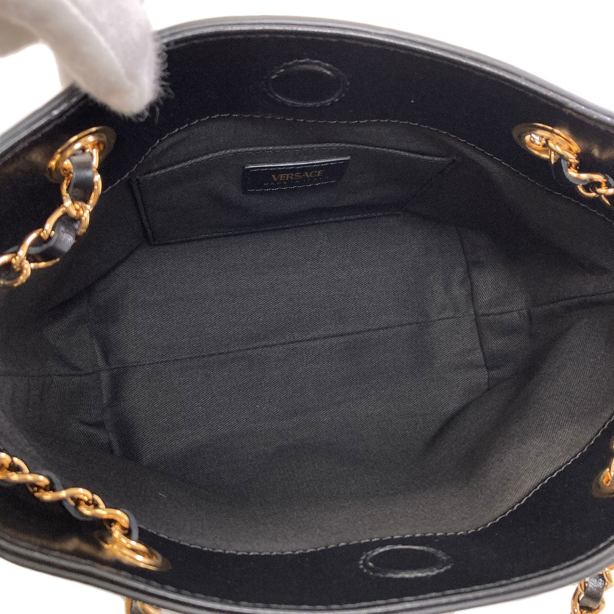 ヴェルサーチ メデューサロゴ トートバッグ 中古 商品画像6
