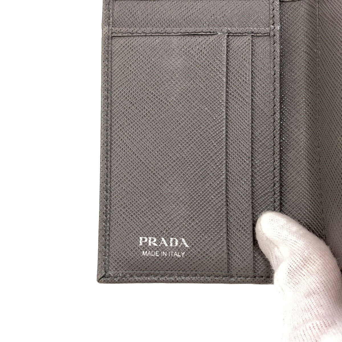 プラダ ロゴ 三つ折り財布（小銭入れあり） 中古 商品画像8