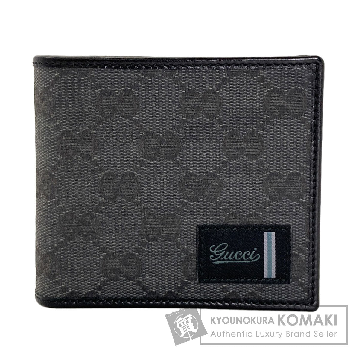 グッチ 224117 GGスプリーム 二つ折り財布（小銭入れあり） 中古 商品画像1