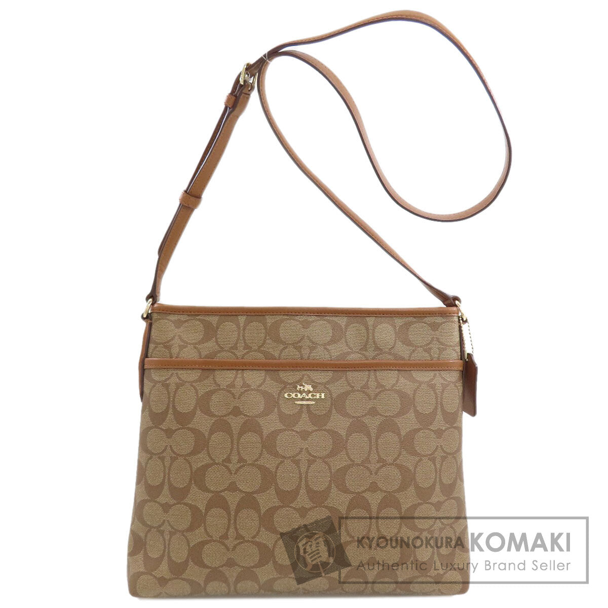 コーチ F58297 シグネチャー ショルダーバッグ 中古 商品画像1