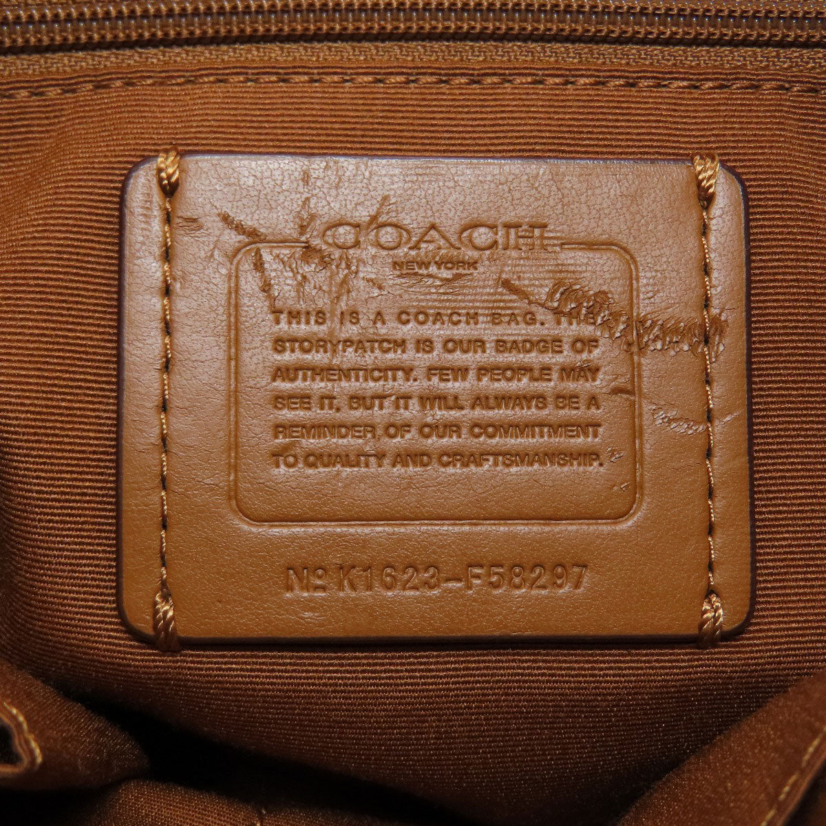 コーチ F58297 シグネチャー ショルダーバッグ 中古 商品画像7