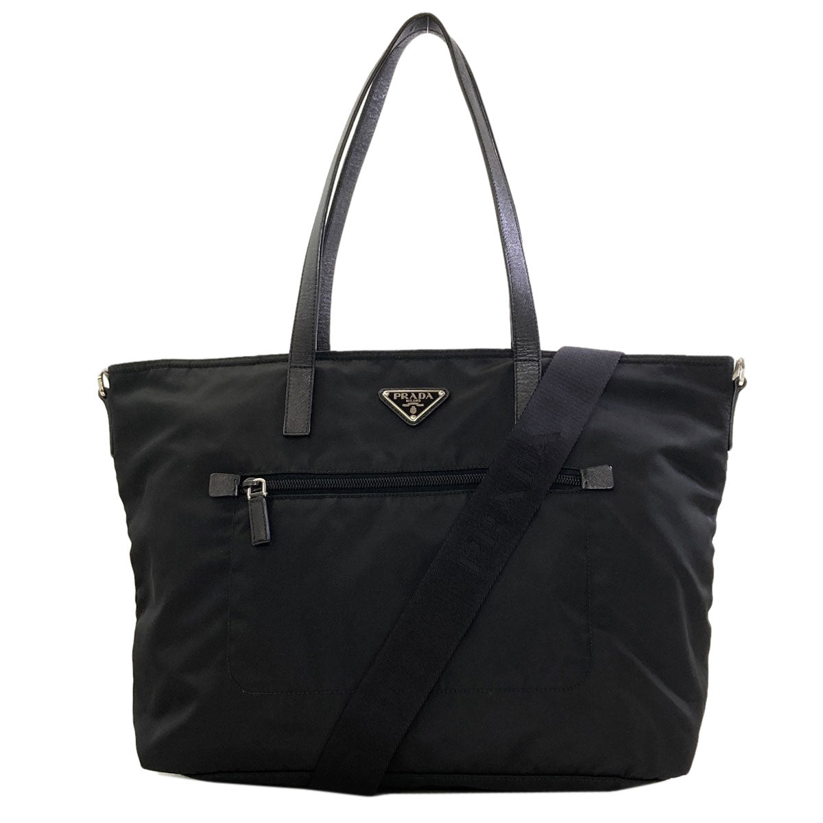 プラダ ロゴ金具 2WAY トートバッグ 中古 商品画像2