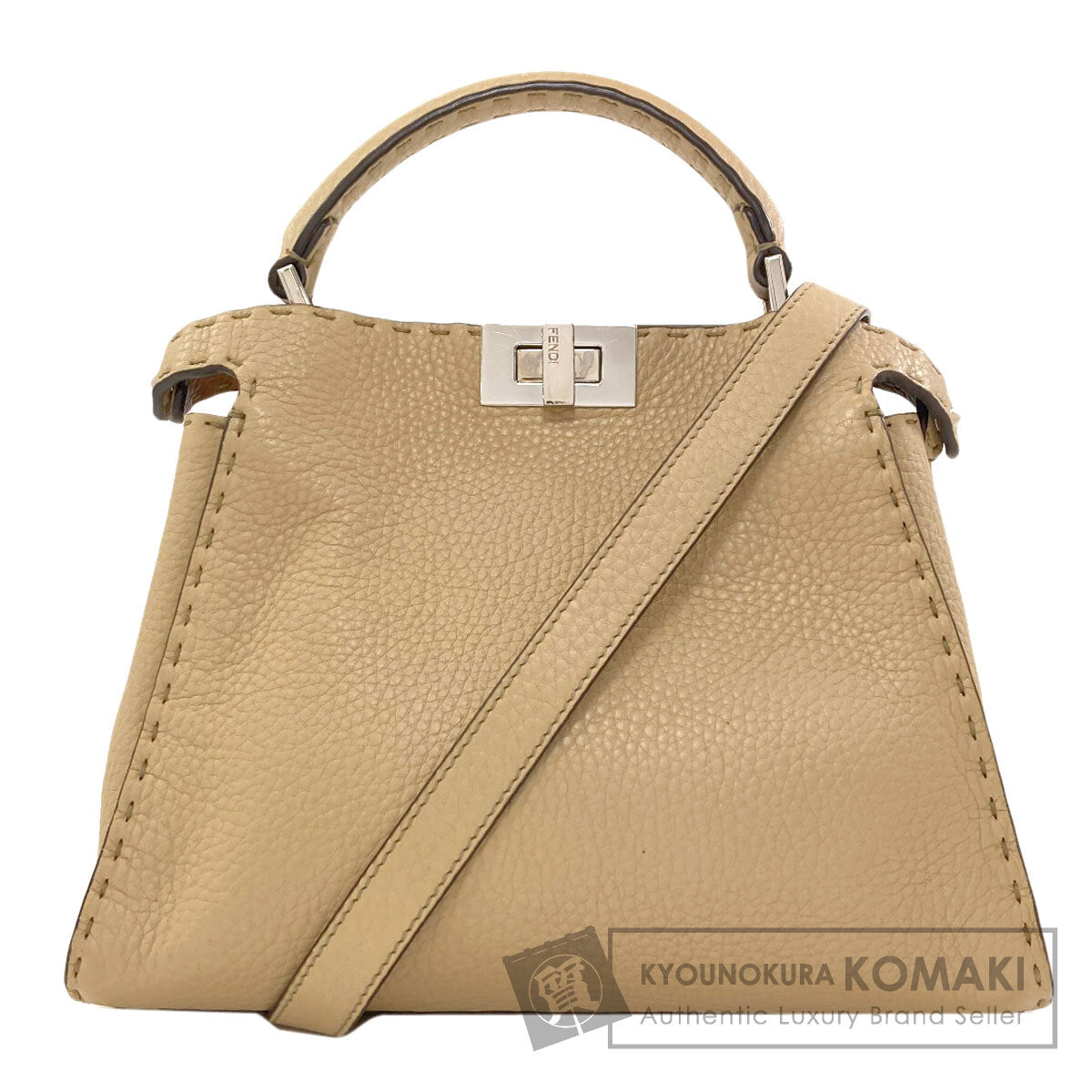 フェンディ ピーカブー エッセンシャリー セレリア 2WAY ハンドバッグ 中古 商品画像1