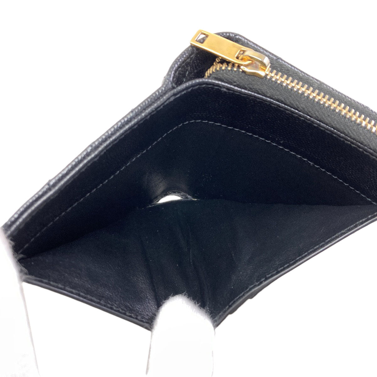 サンローラン カサンドラ 二つ折り財布（小銭入れあり） 中古 商品画像6