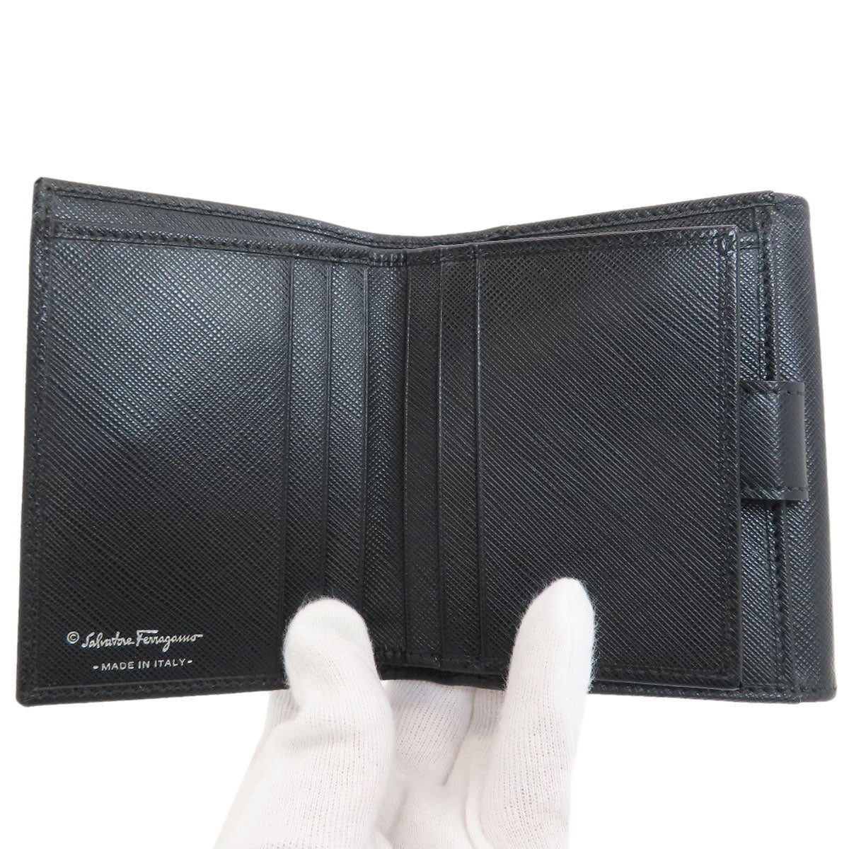 サルヴァトーレフェラガモ ヴァラリボン 二つ折り財布（小銭入れあり） 中古 商品画像6