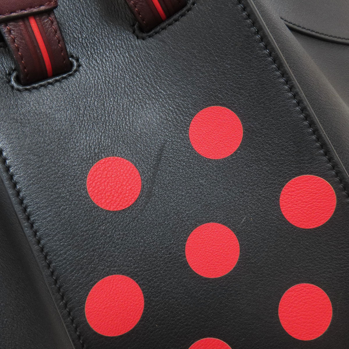 ロエベ ハンモック ドット柄 2WAY ハンドバッグ 中古 商品画像12