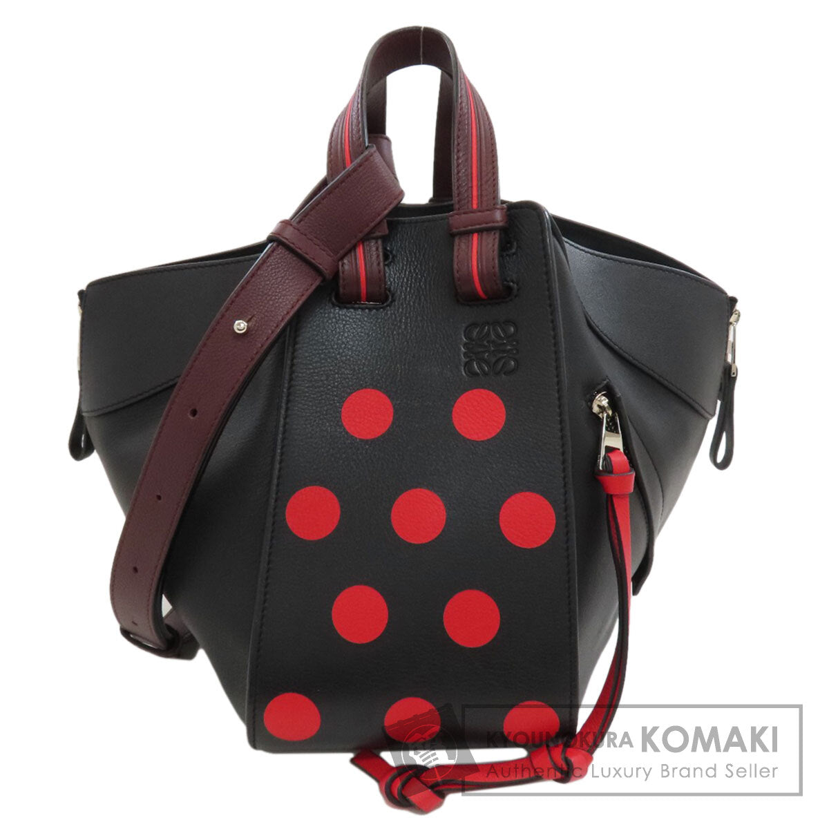 ロエベ ハンモック ドット柄 2WAY ハンドバッグ 中古 商品画像1