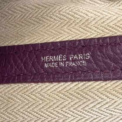 エルメス ガーデンパーティTPM シルバー金具 ハンドバッグ 中古 商品画像7