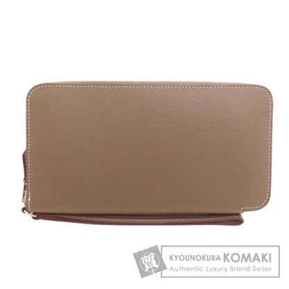 エルメス アザップ ドラゴンヌ ロング エトープ シルバー金具 長財布（小銭入れあり） 中古 商品画像1