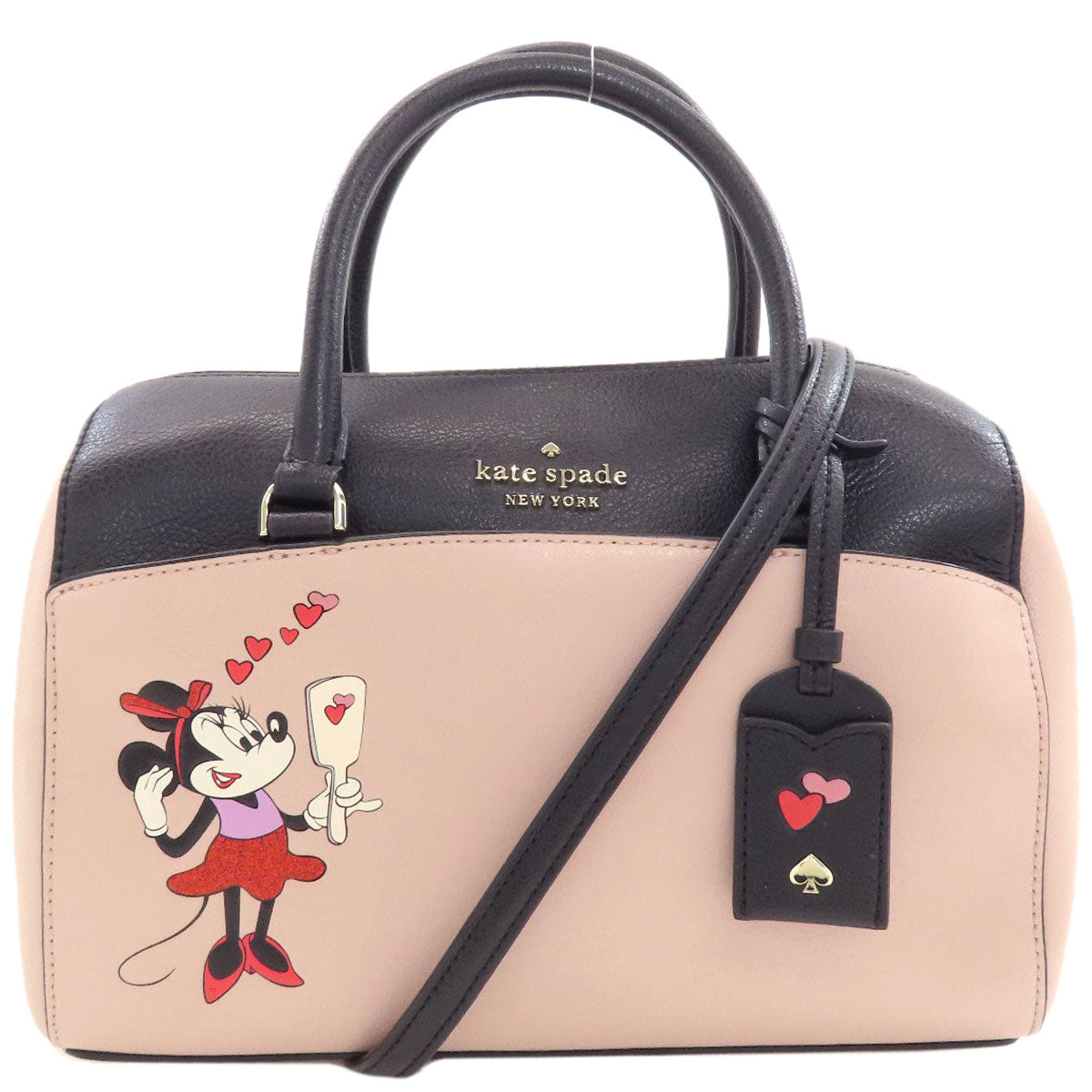 ケイトスペード ディズニーコラボ ミニーマウス 2WAY ハンドバッグ 中古 商品画像2
