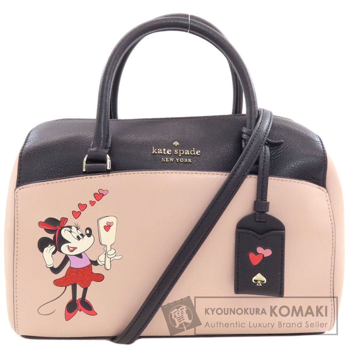 ケイトスペード ディズニーコラボ ミニーマウス 2WAY ハンドバッグ 中古 商品画像1